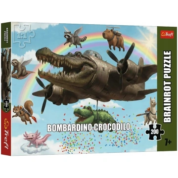 Trefl Puzzle 200 BrainRots Bombardino Crocodilo TR