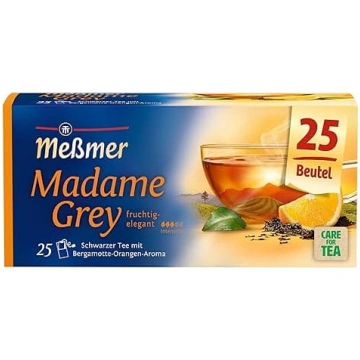 Meßmer „Madame Grey“ melnā tēja ar bergamotes un a