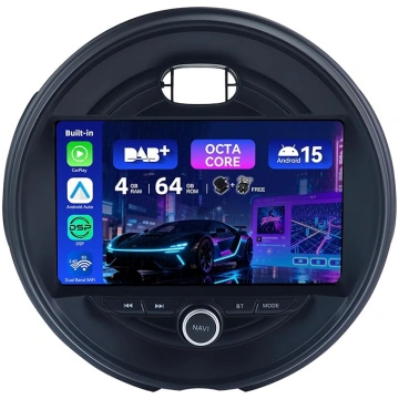MSD [Iebūvēts DAB+] Android 15 auto radio BMW Mini