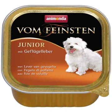 Konservi kucēniem – Vom Feinsten Junior Poultry Li
