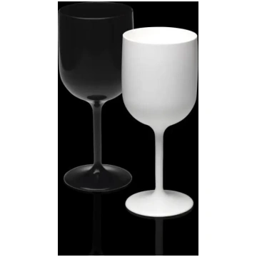Vīna glāze MORI 2A 450 ml, balta, vienreizējās lie