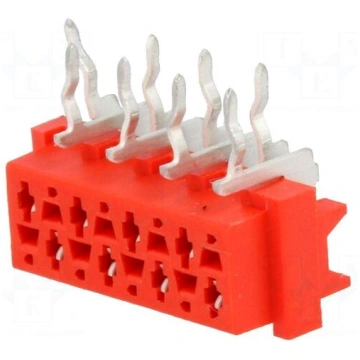 Micro-MaTch | socket | female | PIN: 8 | THT | on 