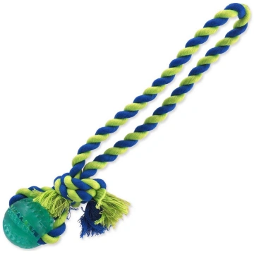 Dog Fantasy Dental Mint Baseball With Cotton Rope