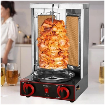 Naturalpowev Shawarma grila mašīna, vistas šauruma