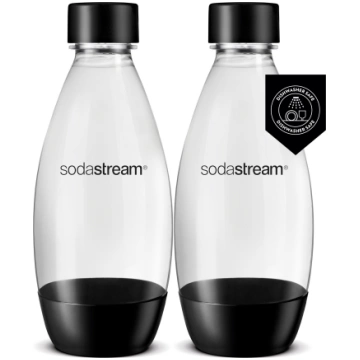 SodaStream DWS Fuse drinking bottle, black, 2-pack