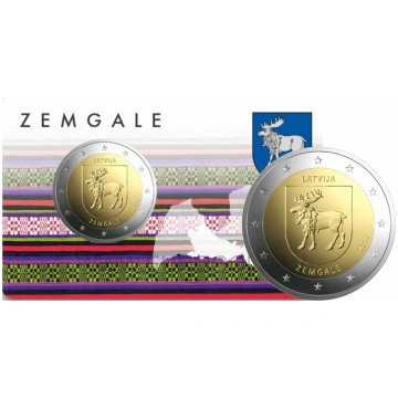 Latvija 2 Eiro 2018 - Zemgale (BU)