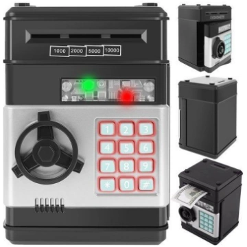 Krājkasīte seifs elektroniskais bankomāts (P12151)