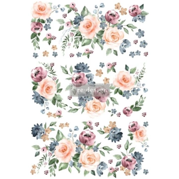 Pārveidot ar Prima Decor Transfers Akvarelis Bloom