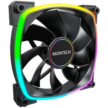 CASE FAN 140MM/RX140 PWM BLACK MONTECH
