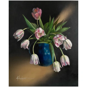 Glezna, Tulpes, 100x80cm, a/e, 2020.g., 220,00EUR