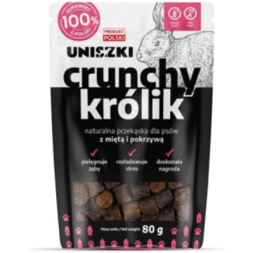 UNISZKI Crunchy Rabbit with Mint and Nettle - Dog 