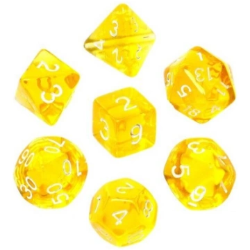 Kauliņu komplekts Rebel Rpg Mini Crystal, dzeltens