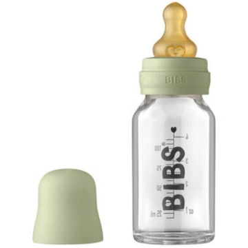 BIBS Baby Bottle Complete Set 110ml - Sage