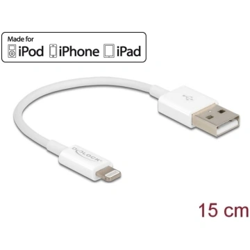 Delock USB data and power cable for iPhone™, iPad™