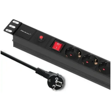 Qoltec Pārsprieguma strāvas pagarinātājs RACK 19" 