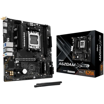 Mātesplate ASRock A620AM-X WiFi AMD A620 AM5 Micro