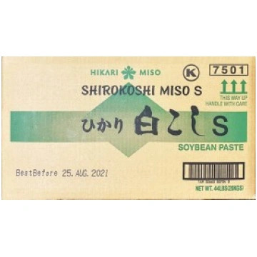 Gaišā rīsu-sojas pupiņu pasta Shiro Miso, 20kg