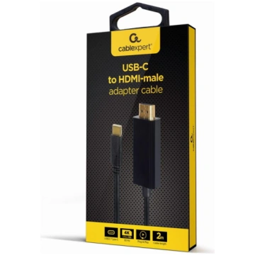 Kabel USB Gembird USB-C - HDMI 2 m (A-CM-HDMIM-01)
