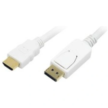LOGILINK - Display Port to HDMI Cable White 2m ( C