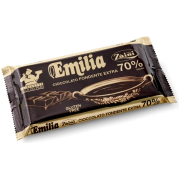 Tumšā šokolāde ZAINI Emilia Fondente 70%, 200g