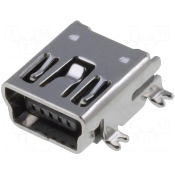 Socket | USB B mini | SMT | horizontal | USB 2.0 |