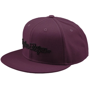 Flat Bill Snapback Signature Sangria Troy Lee Desi