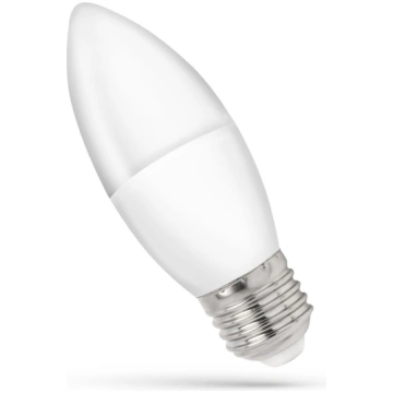 Spuldze Spectrum LED, B35, 3000 °K, E27, 8 W, 620 
