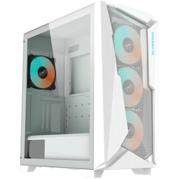 GIGABYTE C301 GLASS WHITE Midi Tower PC Case White