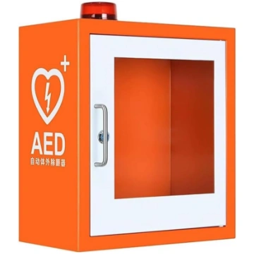 AED skapis, sienas AED defibrilatora glabāšanas sk