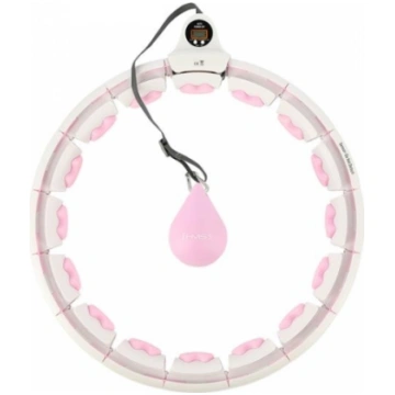 Vingrošanas aplis HHW06 PINK HULA HOOP WITH WEIGHT