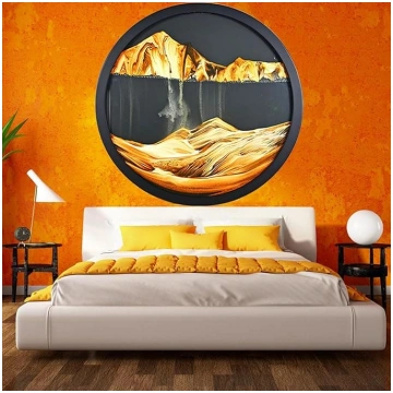 JZWLW Smilšu attēli rotēšanai, 3D smilšu ainava -