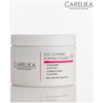 Carelika Sos Cleansing Foaming Powder ādu attīroša