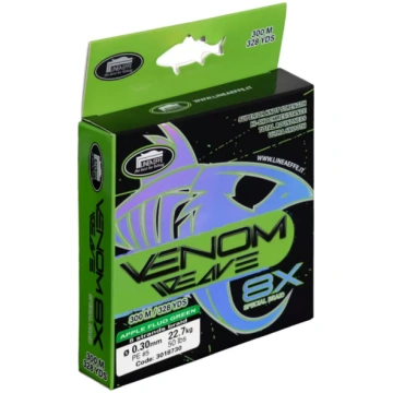 Aukla pītā Lineaeffe Venom Weave 8X 0,14 mm