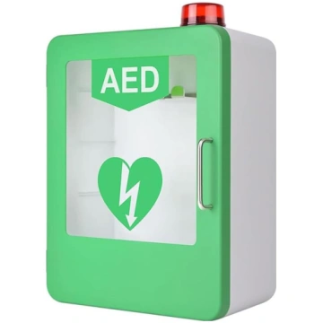 AED defibrilatora uzglabāšanas skapis Sienas montā