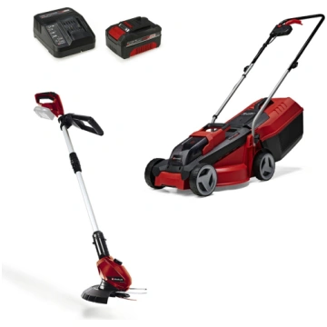 Einhell Cordless Lawn Mower Set GE-CM 18/30 + Gras