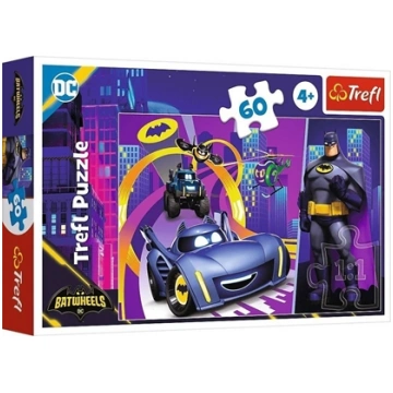 Trefl Puzzle Batman i jego pojazdy 60 elementów (1