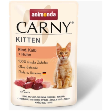 Animonda Carny Cat Kitten lielops, teļš, cālis 85 