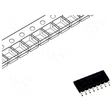 IC: digital | line decoder | IN: 4 | SMD | SO16 | 