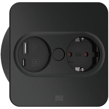 Bachmann 946.105 socket-outlet Type F + USB A + US