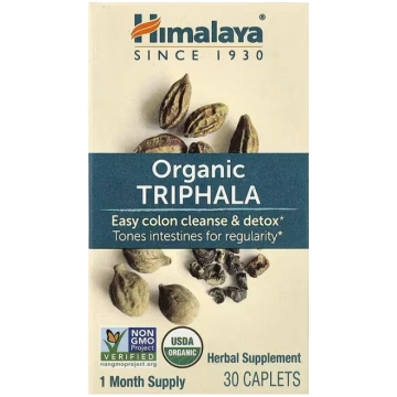 Himalaya, Organic Triphala, 30 Caplets