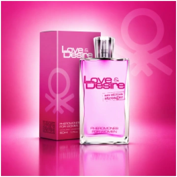 Smaržas ar feromoniem Love & Desire viņai - 50 ml