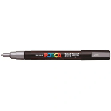 Marķieris uni-ball POSCA PC-3M Silver — sudraba ūd