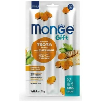 MONGE GIFT Dog STICKS Mobility support Trout with 