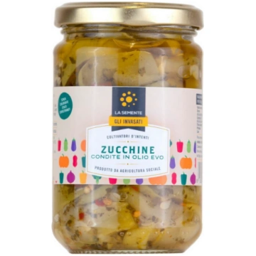 Zucchine condite in olio EVO