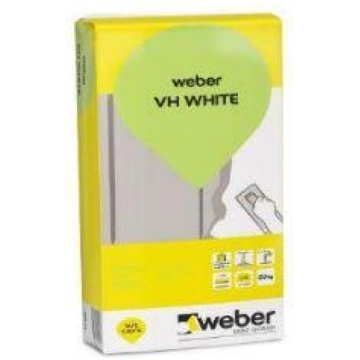 Weber VH White balta mitrumizturīga nobeiguma špak