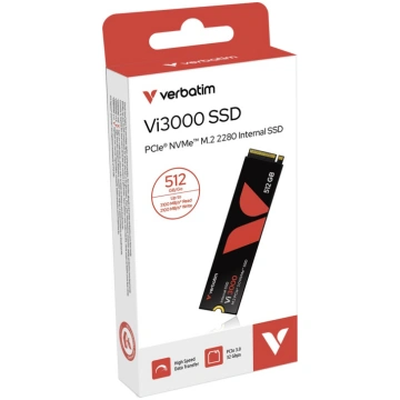 Verbatim Vi3000 PCIe NVMe M.2 SSD 512GB | 49374 | 