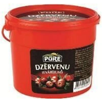 Dzērveņu ievārījums PŪRE, 410g Pūre