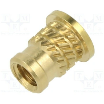 Threaded insert; brass; M3; BN 20003 | B3/BN20003 