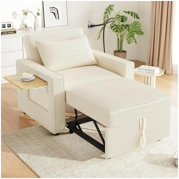 Multifunctional Foldable Sofa Bed with USB Chargin