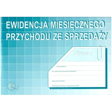 Michalczyk & Prokop mēneša ieņēmumu uzskaites grām